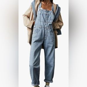 Brand new denim overalls